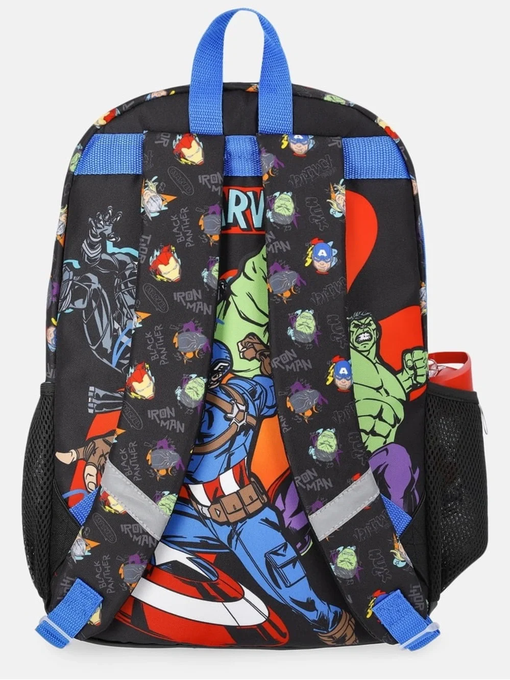 Kids' Marvel Avengers Backpack Bundle - 5-Piece Set with Insulated Lunch Bag W1